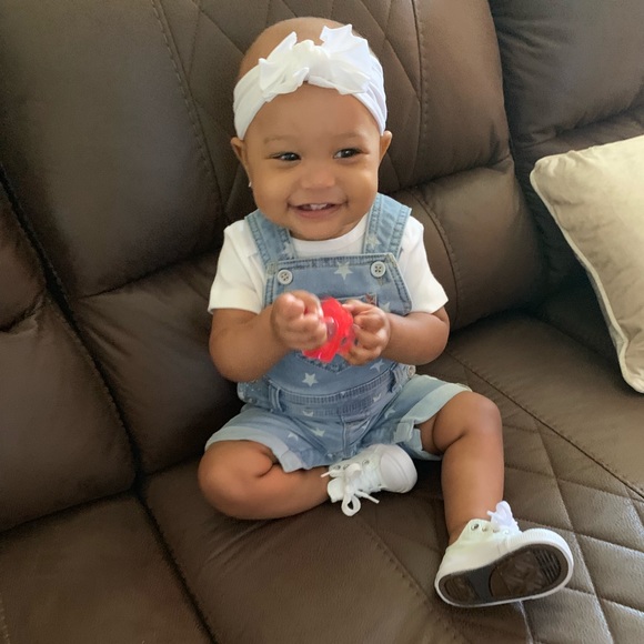 First Impressions Other - 3/$15 FIRST IMPRESSIONS Denim Star Print Overalls